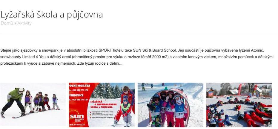 Sport Apartman Dm Dolní Morava Exterior foto